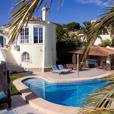 Villa Belucra,10P,Seaview,Jacuzzi,Pool Calp Dış mekan fotoğraf