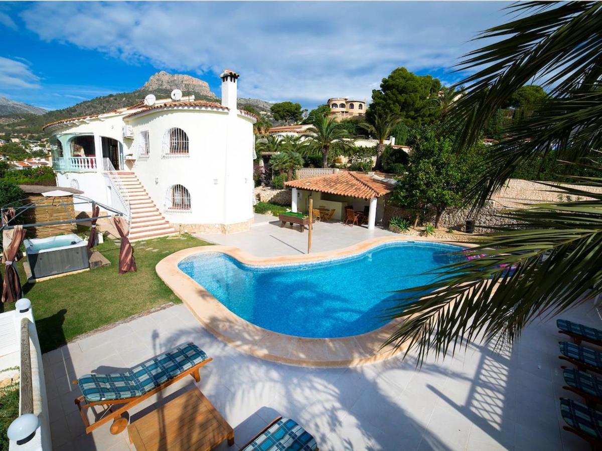 Villa Belucra,10P,Seaview,Jacuzzi,Pool Calp Dış mekan fotoğraf
